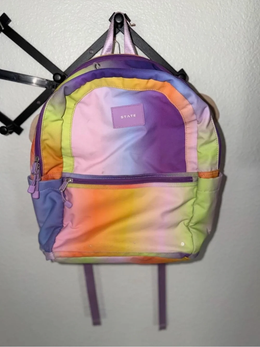 State Kane backpack rainbow